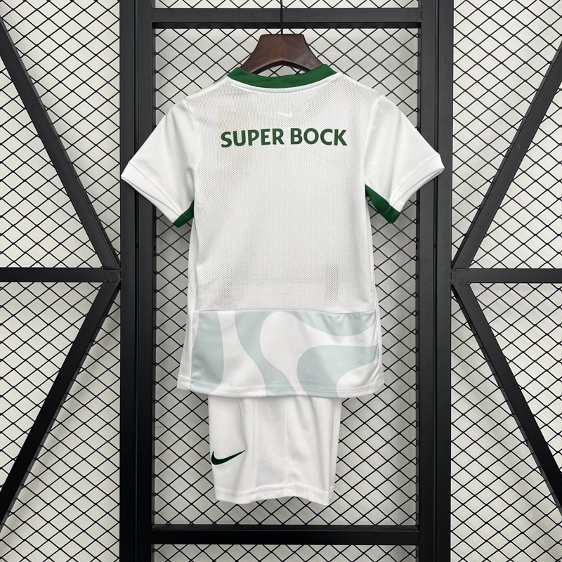 2025/2026 Sporting Lisbon Away Football Jersey 1:1 Thai Quality Kids Size - Image 2