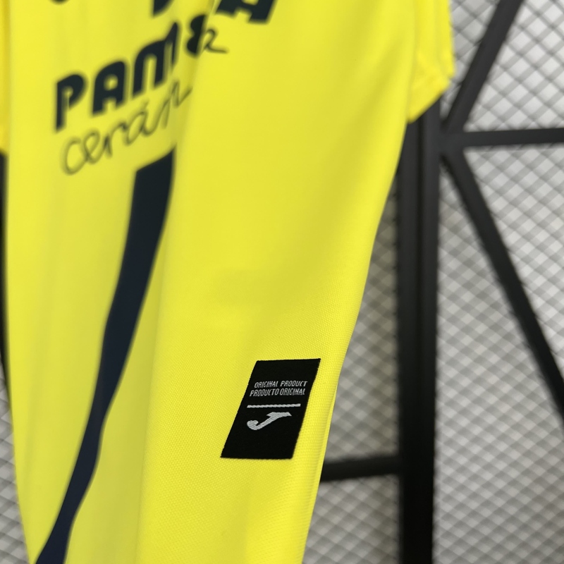 2025/2026 Villarreal Home Football Jersey 1:1 Thai Quality - Image 4