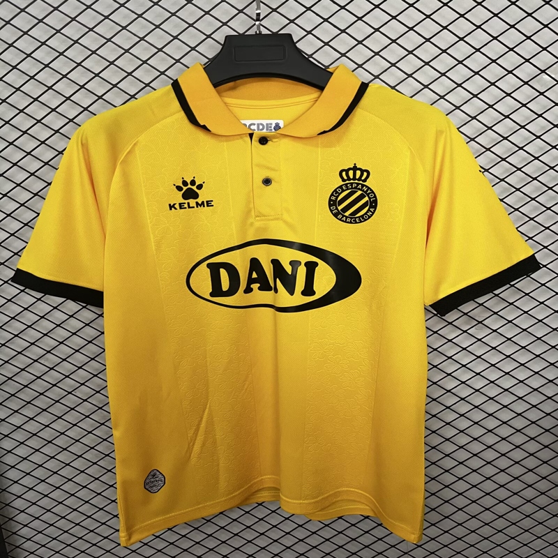 2025/2026 Spanish 125th Yellow Football Shirt 1:1 Thai Quality