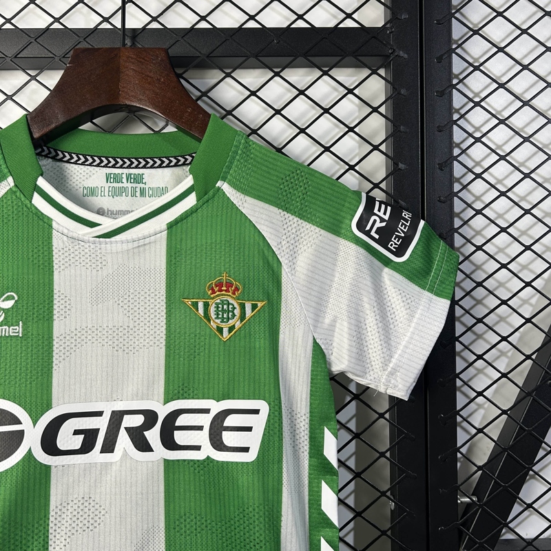 2025/2026 Real Betis Home Football Shirt 1:1 Thai Quality kids size - Image 7